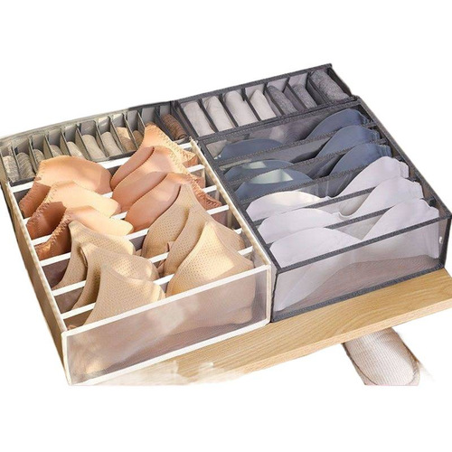 Drawer type travel household small socks, cloth fabric divided multi-function bra finishing underwear storage box
