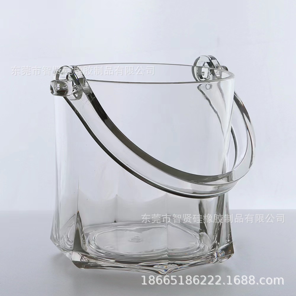 Acrylic high quality ice bucket for commercial use for home use