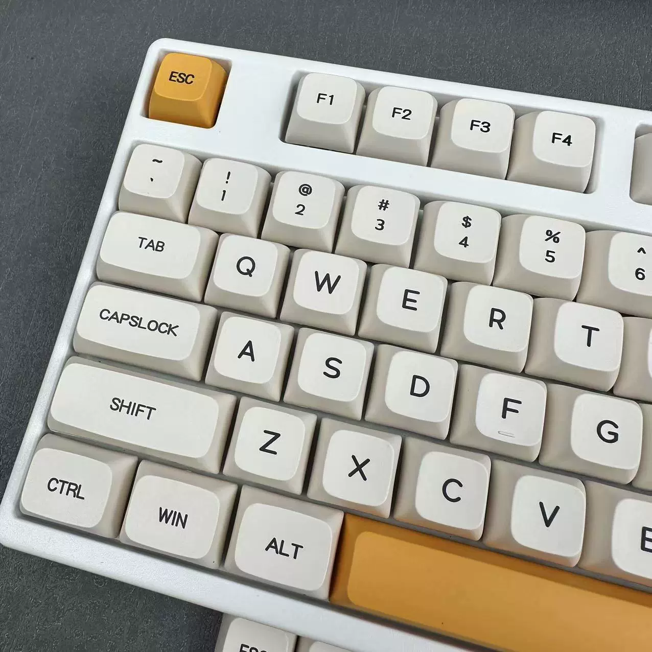 Кейкапы «медовое молоко» 140 клавиш XDA высокая PBT, горячее сияние, Huake Key Catter, набор для механической клавиатуры