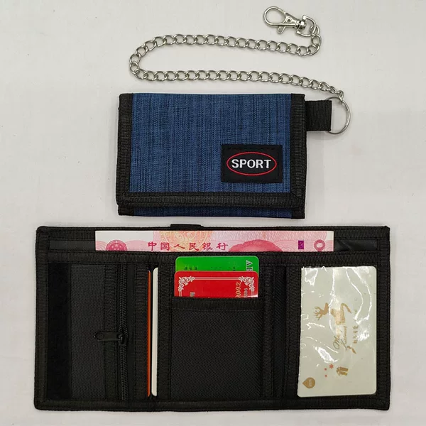 Waterproof Cross-Border 70% off Coin Purse with Lanyard, Student Wallet with Id Card Slots, Zipper Pocket, Money Clip, Zipper-Style Storage