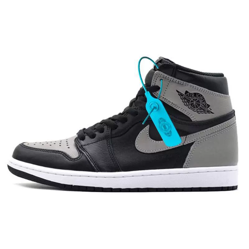 Aj1 High-Top Men's and Women's Basketball Shoes Couple Versatile Trendy Sports Casual Shoes Black and White Panda Shadow Gray