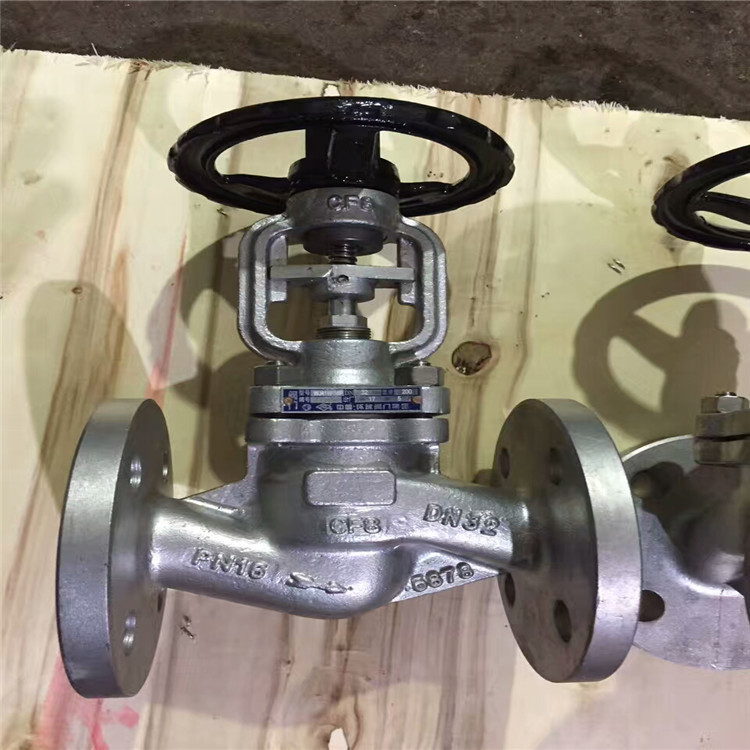 长期销售 WJ41W-16P 不锈钢波纹管法兰截止阀 沥青导热油蒸汽专用