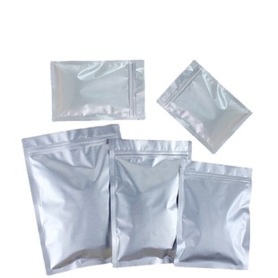 Pure aluminum self-sealing bag 24 silk flat bottom pull bone opaque aluminum foil sealed dog food packaging sealed bag