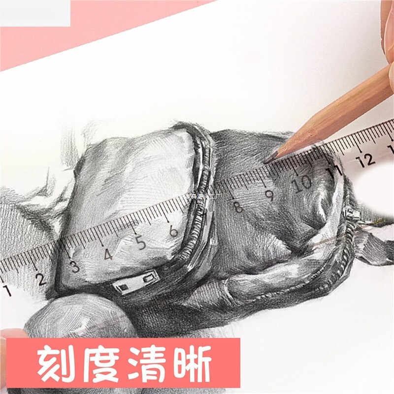 透明な波線定規波線定規//多機能描画プラスチック定規学生文具|undefined