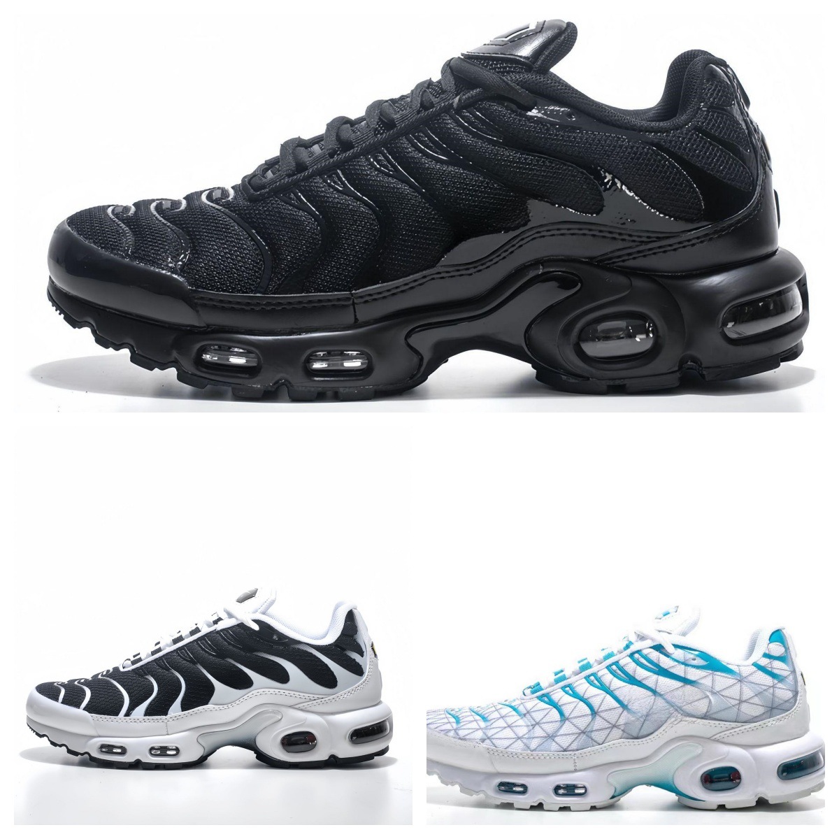 Putian Shoes Tn Air Cushion Korean Version Air Max Plus Shock-Absorbing Breathable Sports Casual Shoes Lightweight Classic Couple Shoes