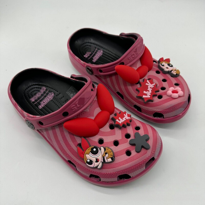 Powerpuff Girls Second-Generation Exclusive Accessories, Parent-Child Style Clogs, Affordable and Cute, Suitable for Girls, Available for Wholesale and Dropshipping Powerpuff Girls Second-Generation Exclusive Accessories, Parent-Child Style Clogs, Affordable and Cute, Suitable for Girls, Available for Wholesale and Dropshipping