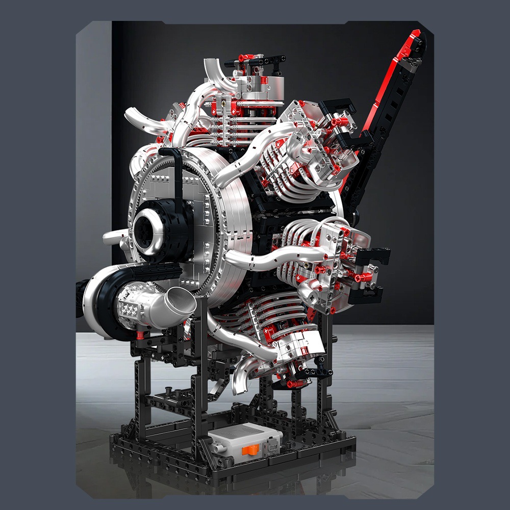 Yuxing nuevo producto 10233 motor de aviación estrella de alta dificultad bloque eléctrico regalo de niño puzzle