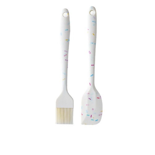 Large one-piece silicone spatula butter knife cream scraper baking tool cake frosting spatula full set butter scraper