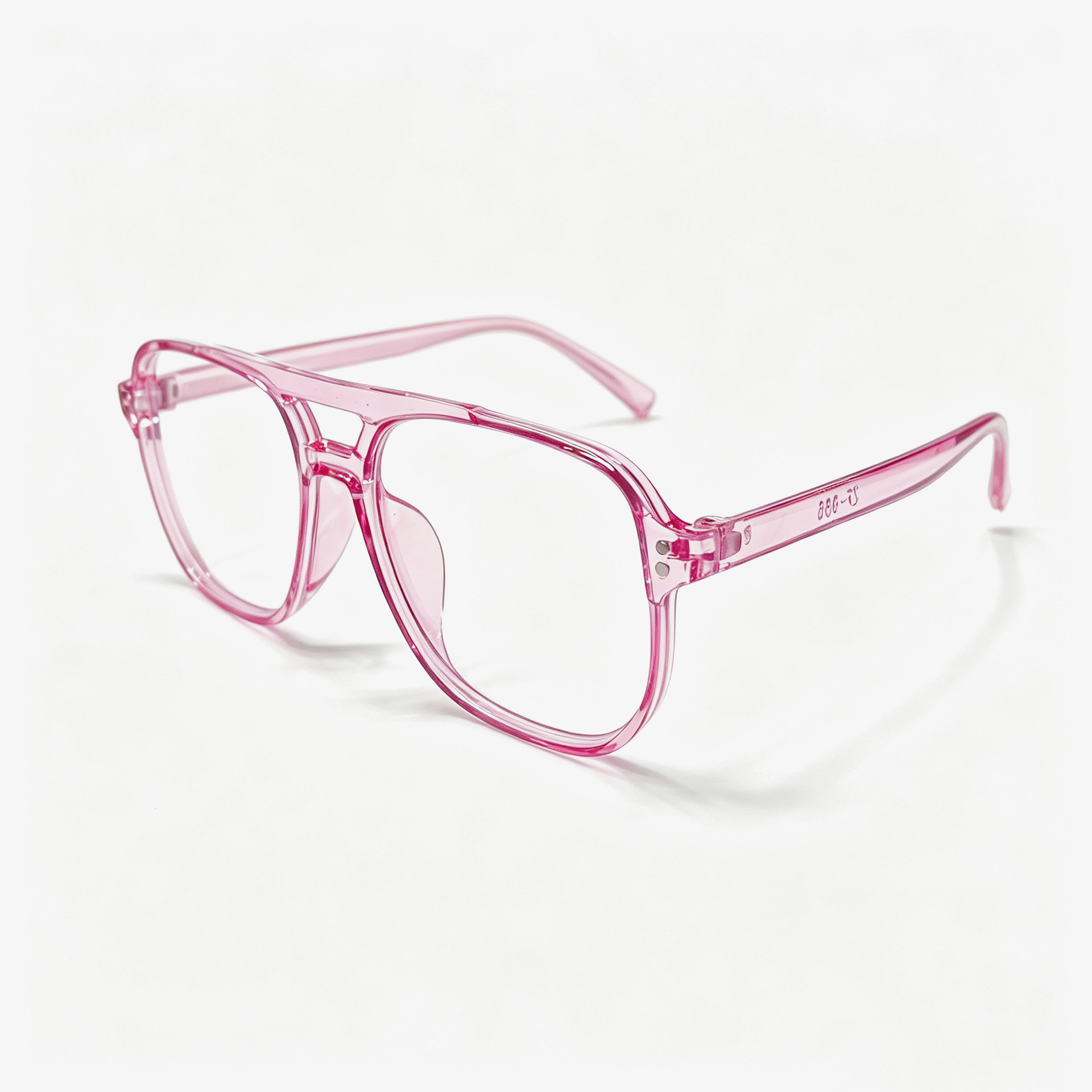 Gafas de sol vintage de doble puente, estilo transfronterizo, modernas y sencillas, con montura grande y lentes de estilo oceánico.