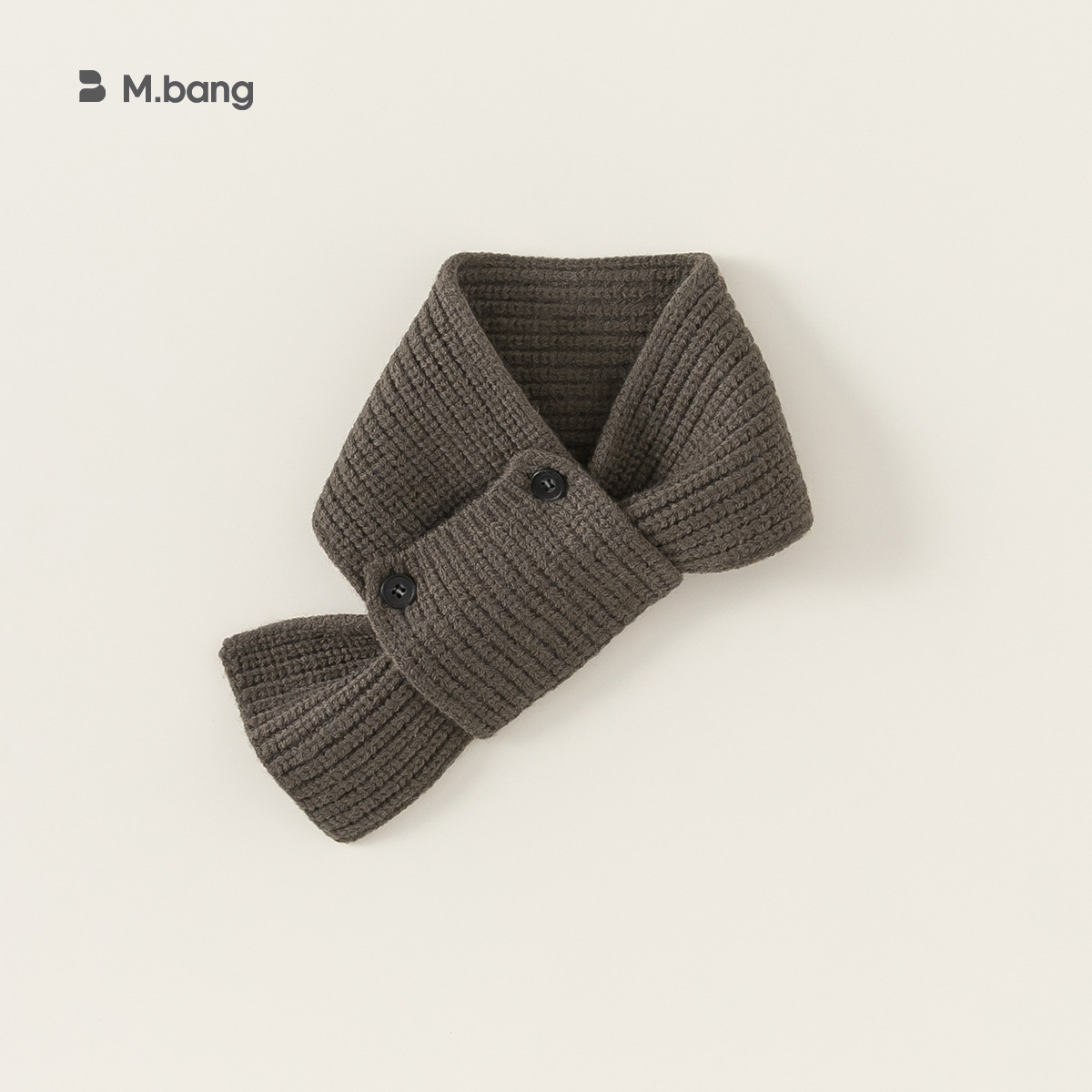 Otoño y invierno nuevo bufandas para niños varones bebés collar botones de invierno niñas hooded bufandas de punto caliente