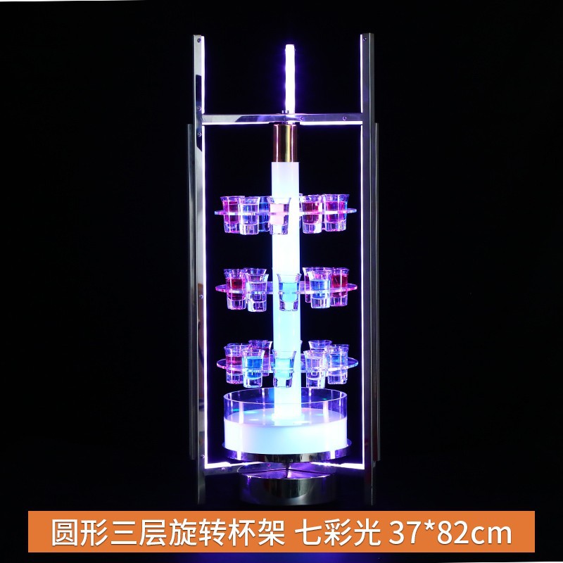 Portavasos de tres capas en espiral sin taza