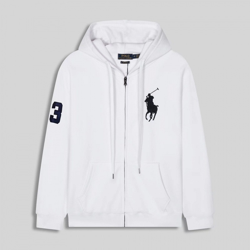 Zippered white black horse