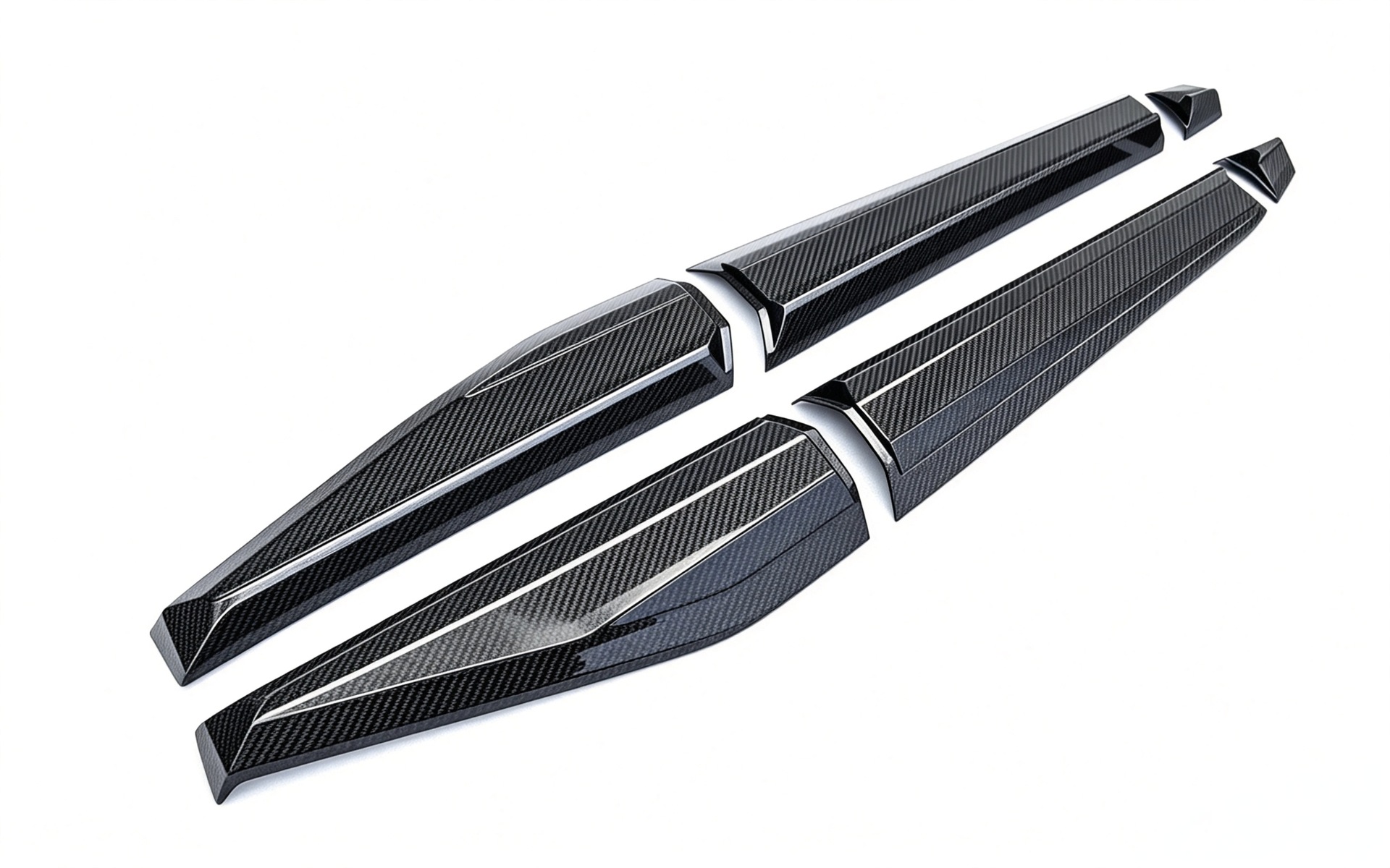 Suitable for 26 Models of Rav4, Rongfang, and Wildlander Modified Front Spoiler, Side Skirts, Rear Bumper, Roof Wing, Rear Diffuser, and Louvered Spoiler