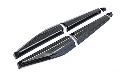 Side Skirts, Rear Bumper, Roof Wing, Big Surrounded - 26-models-of-rav4-rongfangweilanda-dc-side-skirts-carbon-fiber-pattern