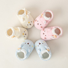 秋季新款婴儿卡通绣花不掉鞋A类棉鞋防滑软底宝宝学步鞋现货批发