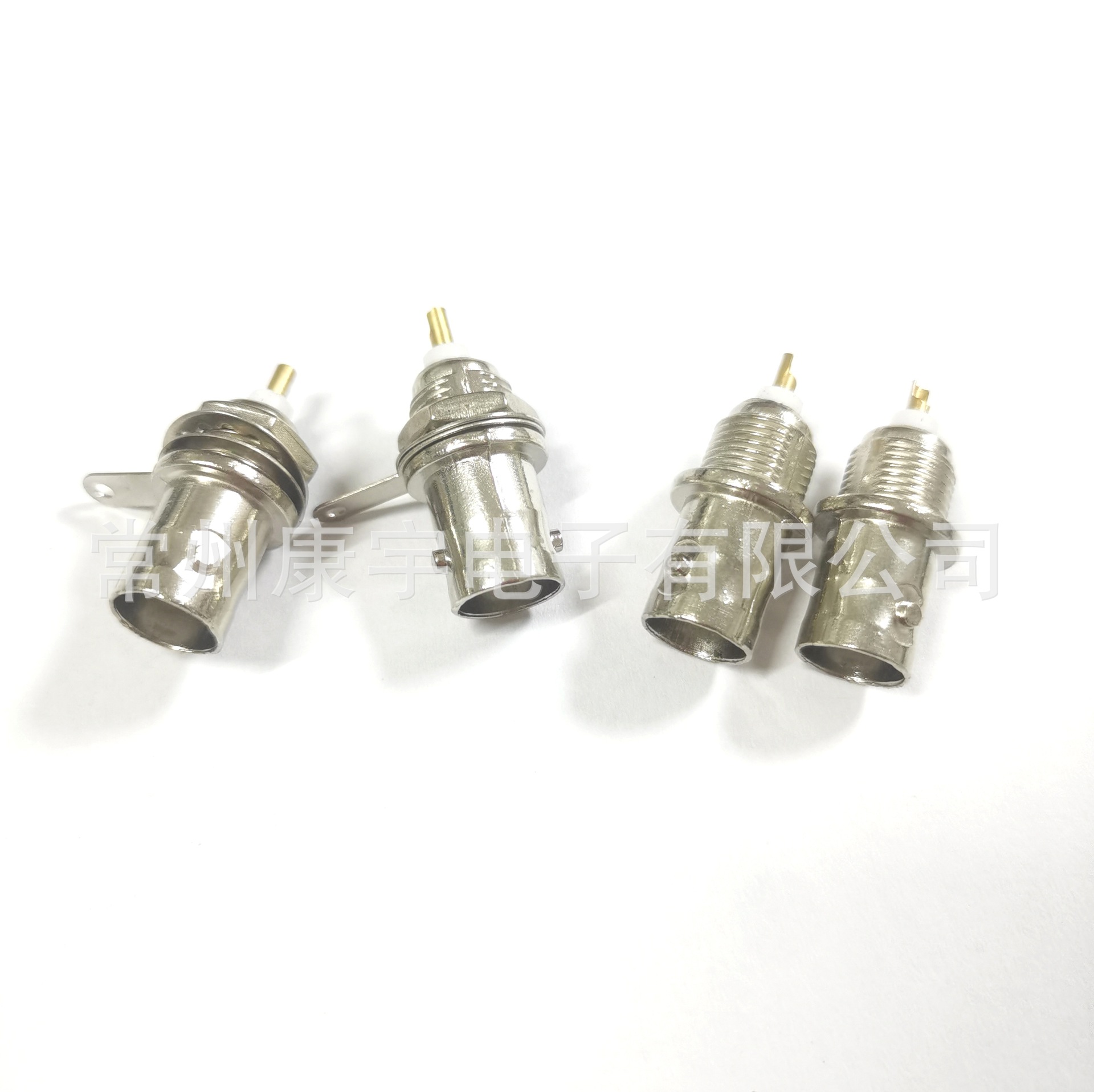 优惠焊接式BNC母座 BNC注塑座 BNC座带螺帽垫片 监控视频接线端