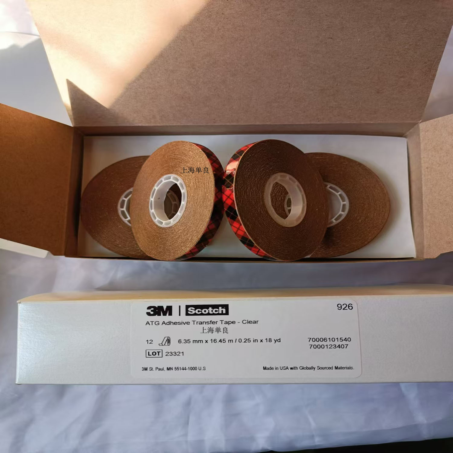 3M926，3M 926透明 ATG 胶粘转印胶带