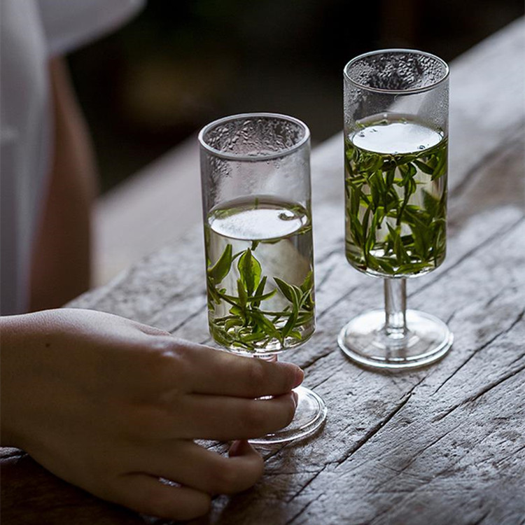 붕규산 유리 단층 유리 레드 와인 잔 가정용 투명 유리 잔 원숭이 수석 유리 위스키 와인 잔