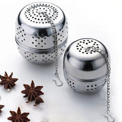 BB4C wholesales egg-shaped stainless steel seasoning balls for soup and stew, Weibao seasoning box balls, tea filter tennis balls