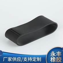 专业生产黑色工业防尘硅胶套 多规格橡胶件硅胶件 定 制橡塑胶件