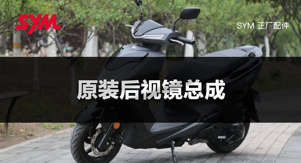 Original Genuine Sanyang Scooter Motorcycle Fire Phoenix Fnx150 Rearview Mirror Reflector Mirror Accessories