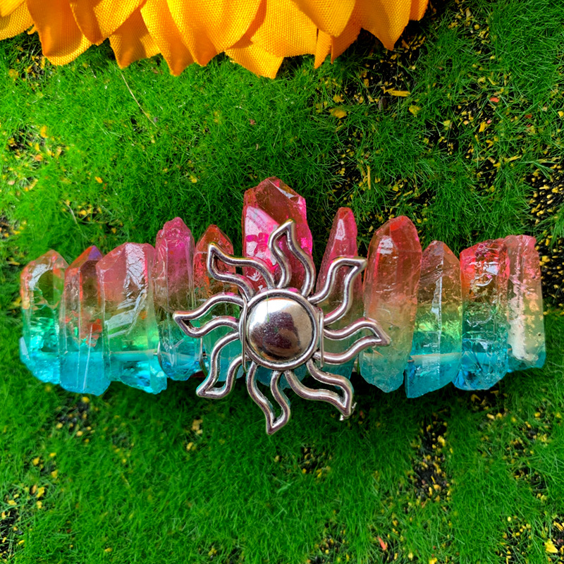 Bohemian Sun Moon Bee Crystal Plating Hair Clip 1 Piece display picture 2