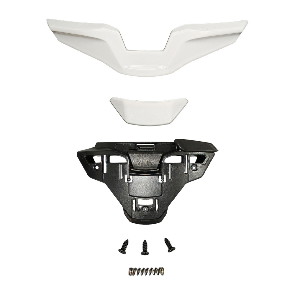 Helmet Accessories Compatible with X15 Wind Window Nozzle, Wind Window Base, Helmet Accessories, Tail Wing, Chin Strap Accessories, Complete Set