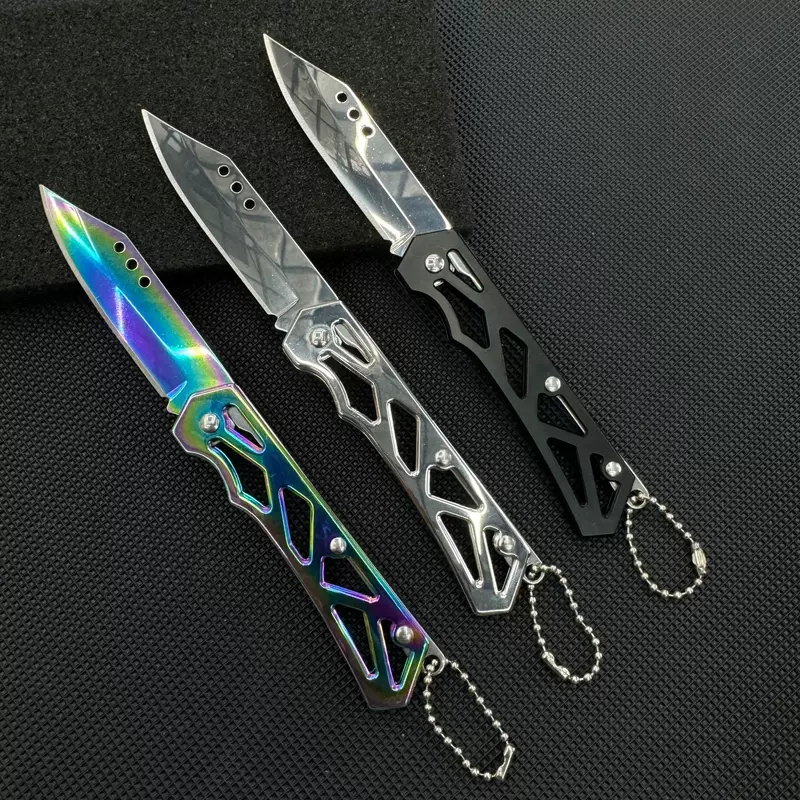 Маленький ручной карманный нож из нержавеющей стали, универсальный брелок