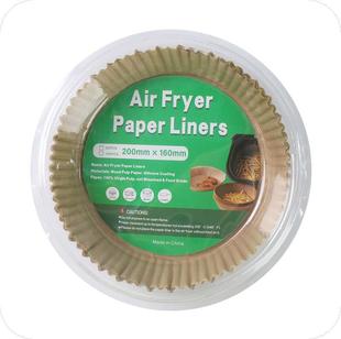 Square Air Oven Fryer Food Grade Special Paper Oil-Absorbing Paper Pad Disposable Household Baking Silicone Wholesale