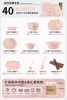 Set, strawberry, 40 pieces