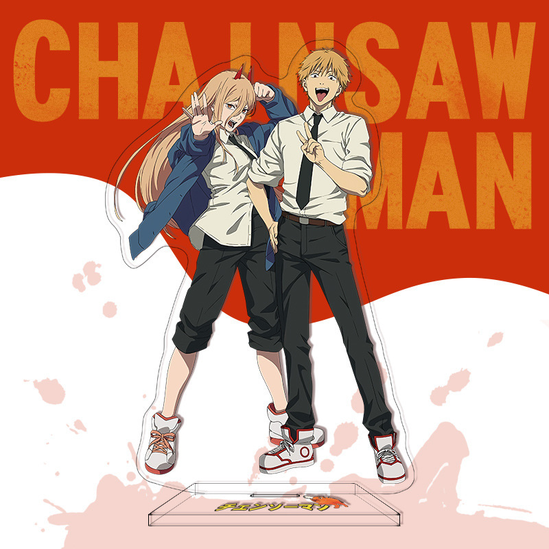【鴻逸】チェーンソー人アニメアニメ漫画周辺立札16cm電次パワ国境を越えたソースはd制|undefined