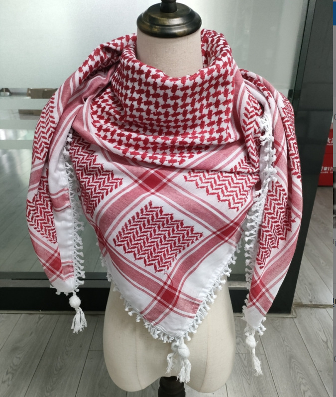 Red and white stars double knot