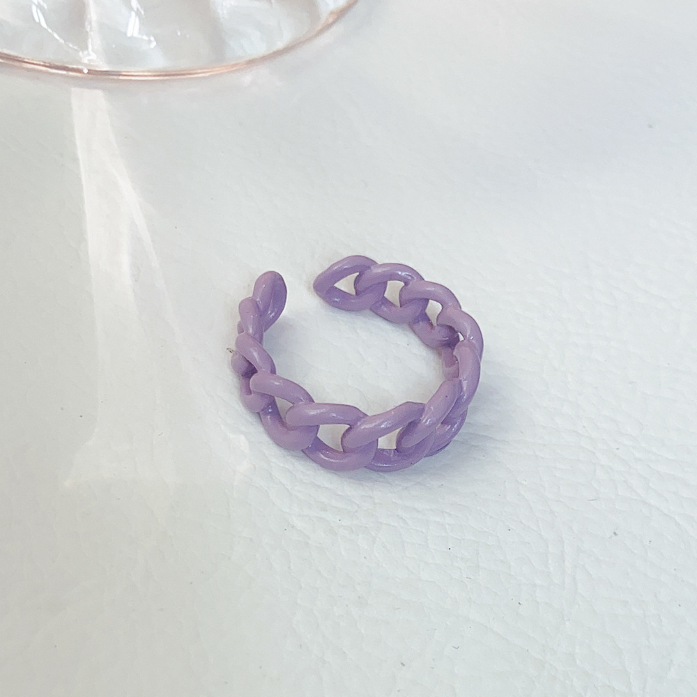 wholesale fashion threaded metal spray paint multicolor ring Nihaojewelry