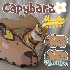 MISSPETカピバラ猫つかみ板猫屋猫の巣爪を研いで家具猫のおもちゃを保護します。