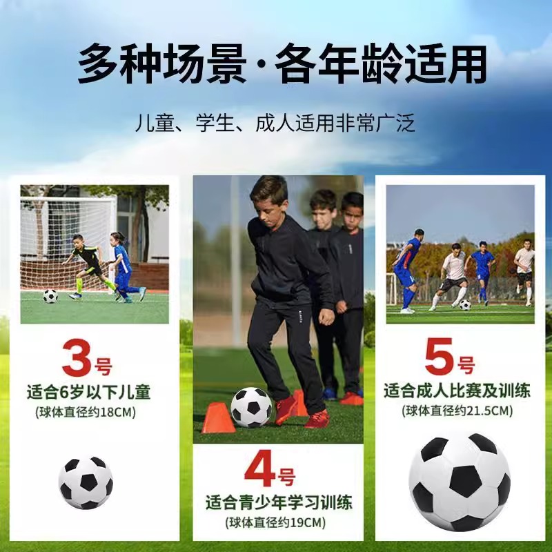 足球儿童4号小学生球3号幼儿5号成人初中生中考训练球比赛2号