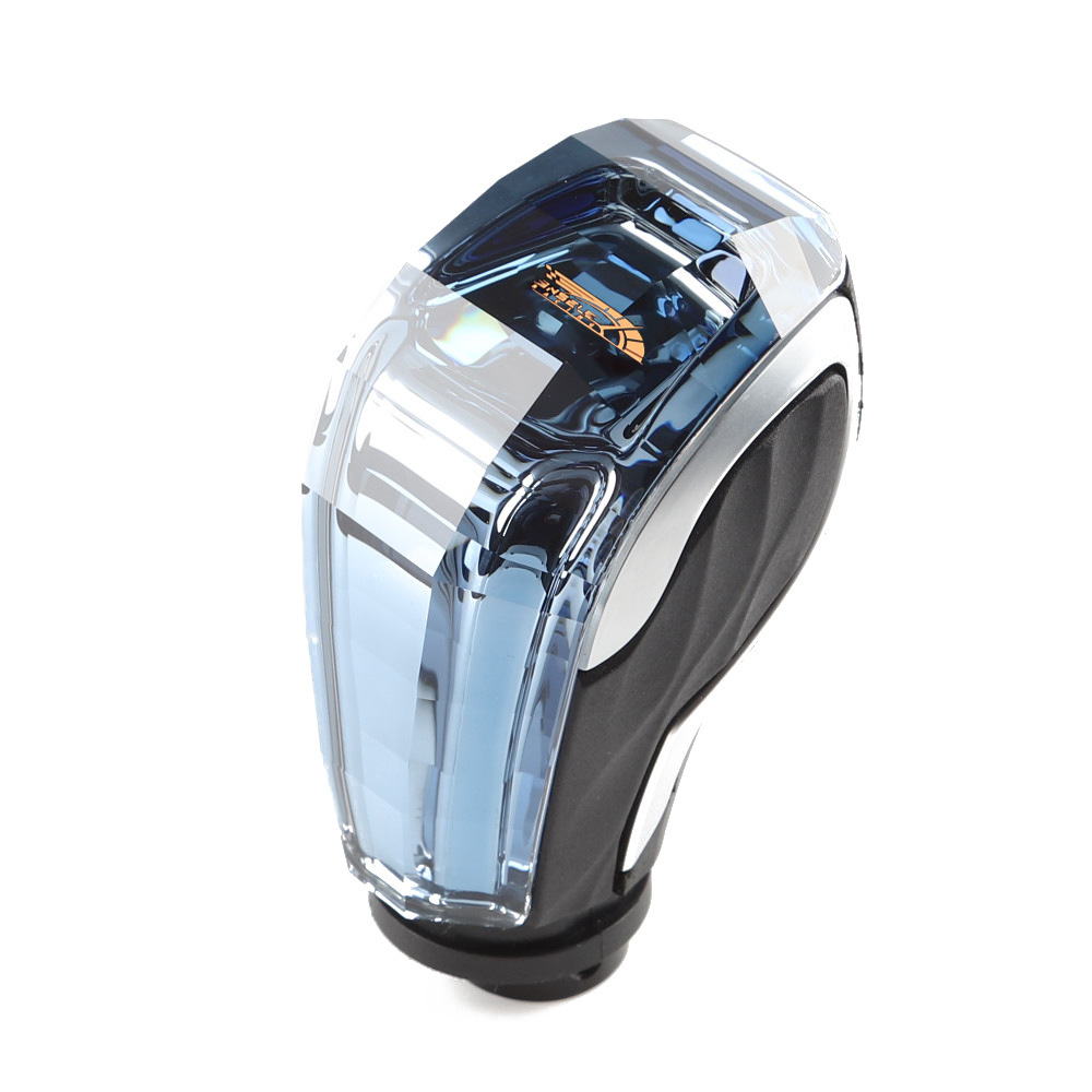 Cabeza de engranaje de cristal luminoso táctil LED universal Cabeza de engranaje del botón de cambio automático del coche image 1