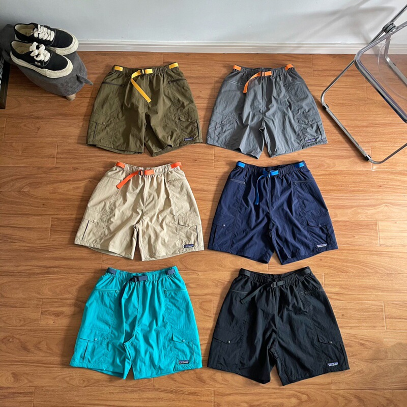 Cross-Border High-Quality Patag Multi-Pocket Functional Cargo Nylon Shorts Couple Style Cross-Border High-Quality Patag Multi-Pocket Functional Cargo Nylon Shorts Couple Style
