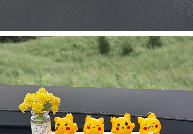 New Pikachu Temporary Parking Number Plate, High-Looking Moving License Plate, Cute Cartoon Car Moving Phone Plate