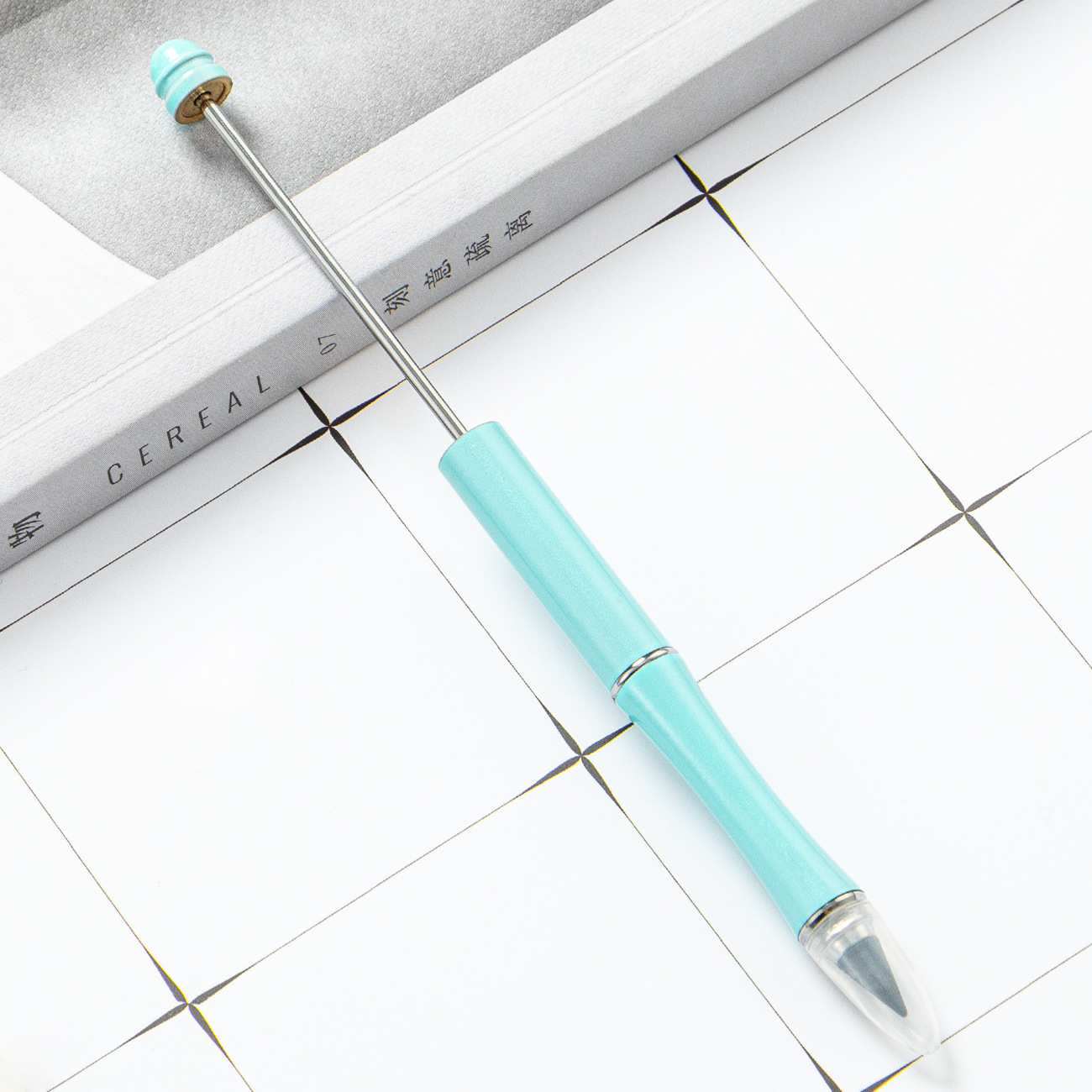 DIY cuentas lápiz dibujo sin cortar sin tinta para escribir lápiz continuo puede imprimir logo en stock lápiz eterno al por mayor