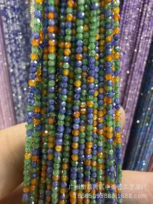 Zərgərlik ara hissələri — Jewelry Accessories, Source Faceted Zircon - new-gradient-color-25