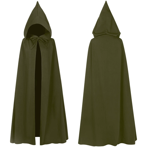 Colored green trench coat, halloween