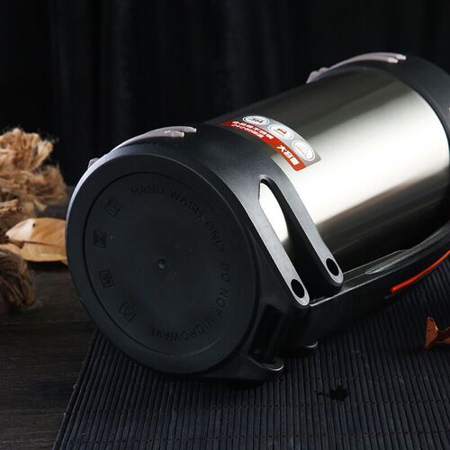 Large-capacity 304 stainless steel travel thermos flask for outdoor sports, portable car water cup