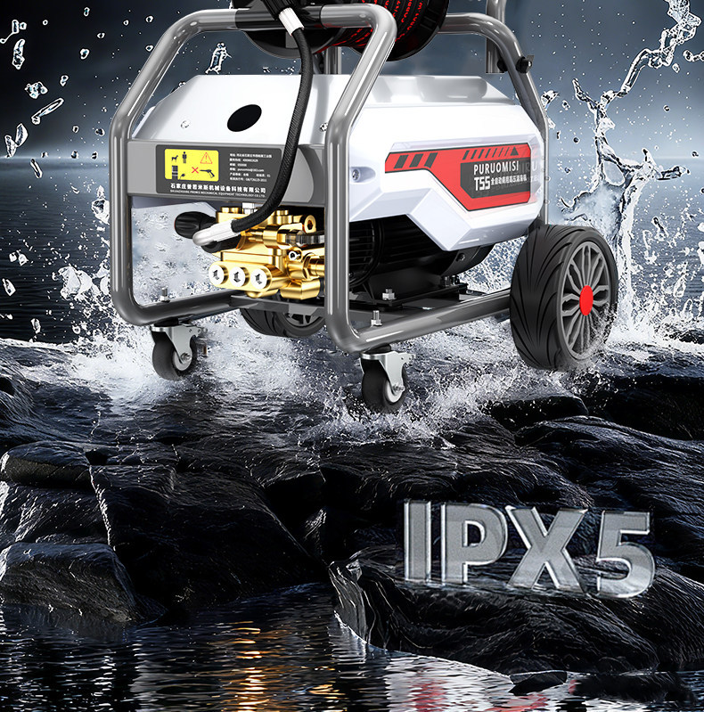 Black Cat High-Pressure Car Washer 220V Household Multi-Function High-Power Cleaning Machine for Car Wash Shops and Farms