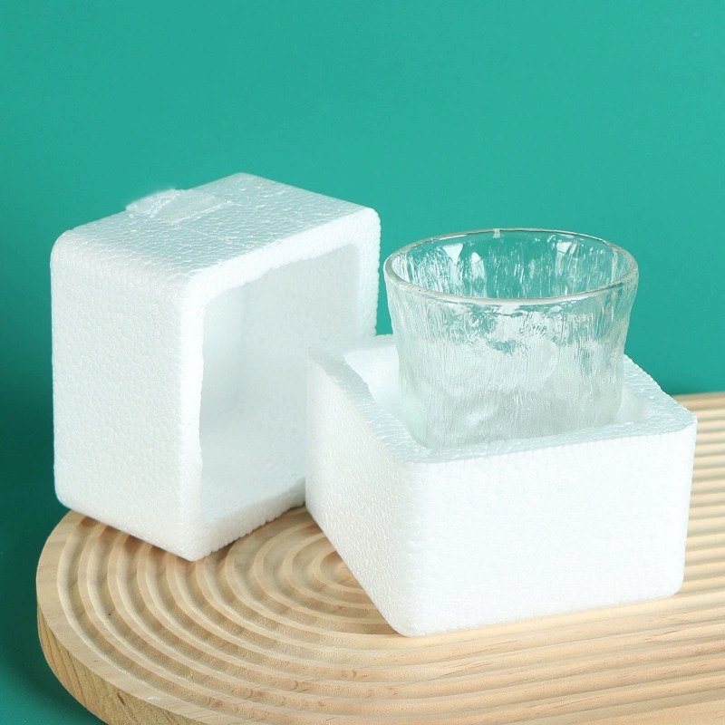 Стеклянная чашка для чая Glacier Cup с пузырьковым дизайном, 300 мл, упаковка INS