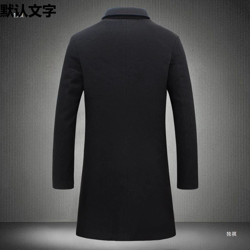 Мужской шерстяной пальто, шерстяное trench coat, куртка, 2022 год, корейский стиль, оптовая продажа