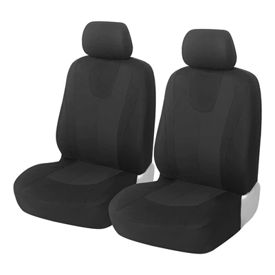 Covers, Full Elastic Polyester Fabric, Four-Season: Universal seat cover - front-seat-black-1