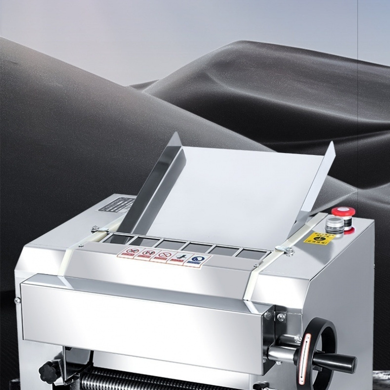 Comercial 300 mesa eléctrica silenciosa pan de acero inoxidable Lanzhou pan al vapor amasado macarrón instantáneo máquina de masa monótona de alta velocidad image 5