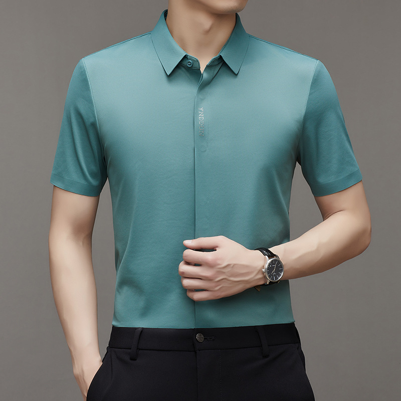Summer thin elastic breathable shirt