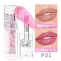 Трансграничный SAM SUGAR Color Changing Lip Oil Тепловое масло для губ Увлажняющий обесцвечивание блеск для губ