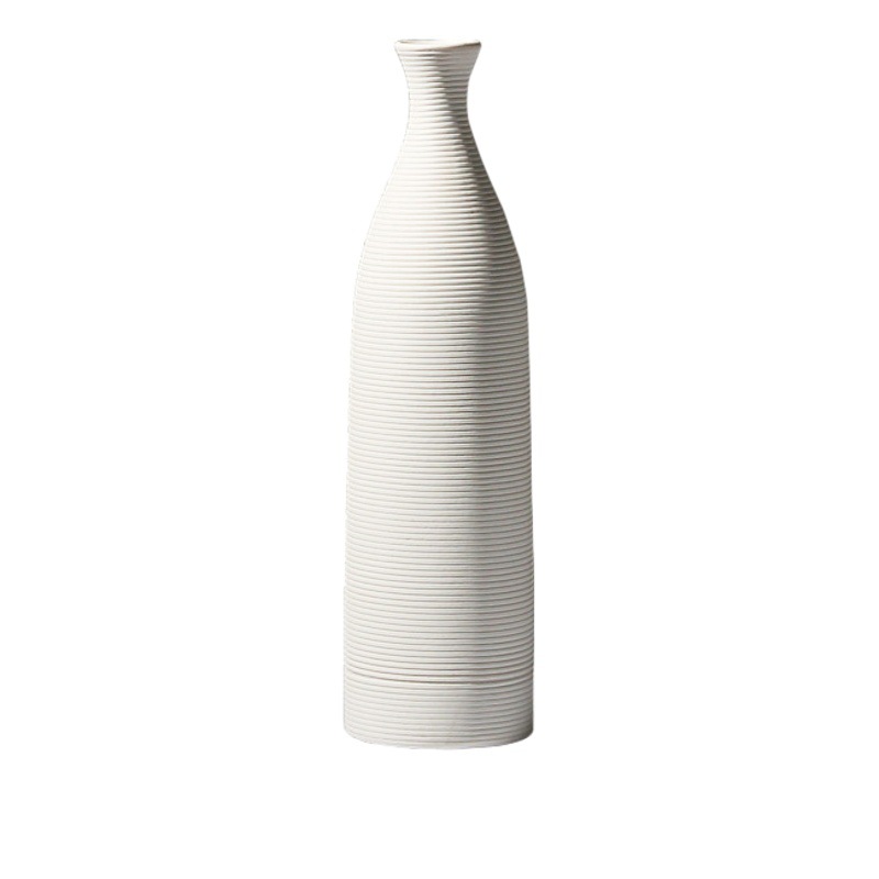 Estilo nórdico ins florero de cerámica flor seca tienda de ropa decoración simple estilo silencioso arte sala de estar decoración suave